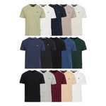 4-Pack Tiger Wolf Men's 100% Cotton Crew Neck T-Shirt