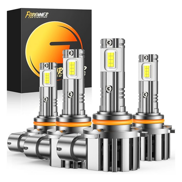 4-Pack Ultra Brightness 6500K 9006 9005 Fog Light Bulbs