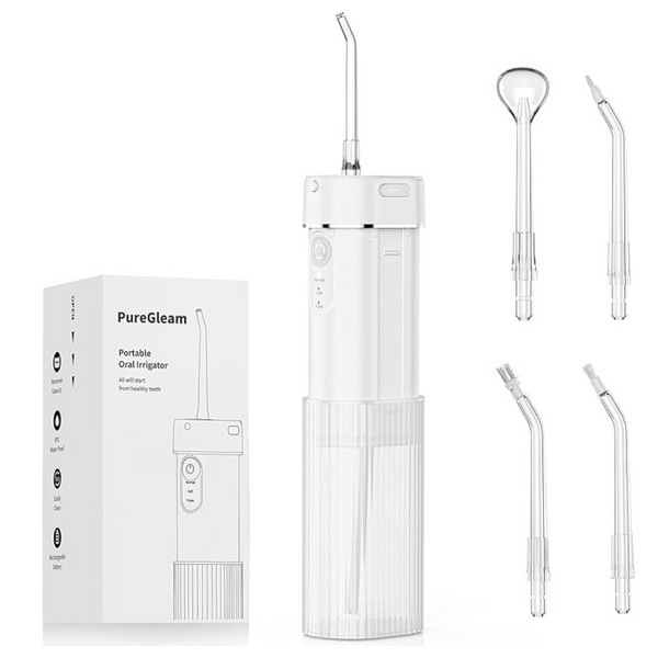 PureGleam Portable Rechargeable Travel Irrigation Cleaner