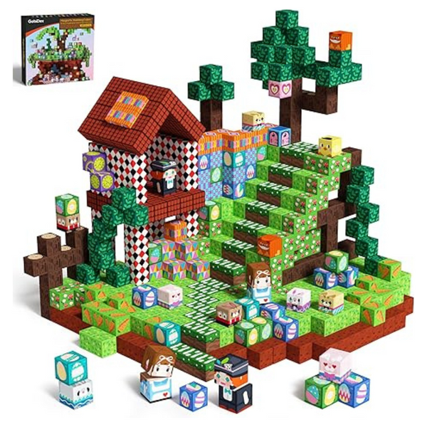 100-Pieces GobiDex Magnetic Blocks Building Toys For Kids