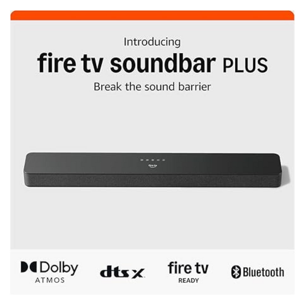 Amazon Fire TV 37" 3.1-Channel Soundbar Plus w/ Subwoofer & Dolby Atmos