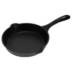 Victoria 6.5 Inch Small Frying Pan Seasoned Mini Cast Iron Skillet
