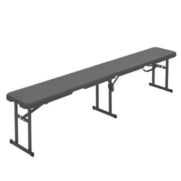 6-Ft Mainstays Fold-in-Half Bench With Handle (Black)