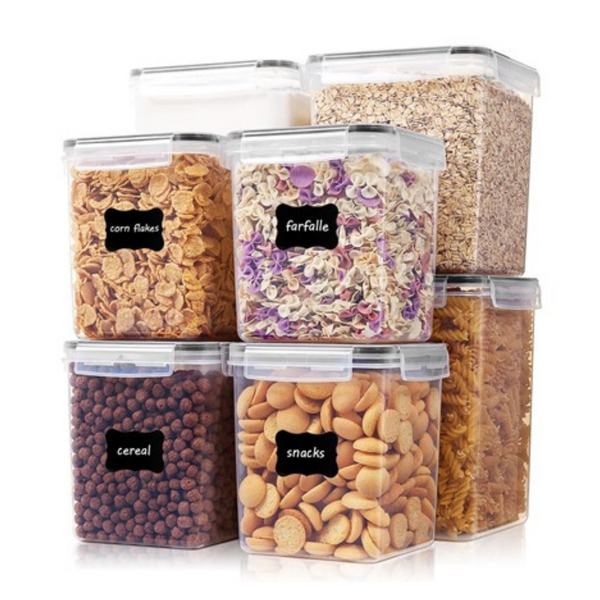 8-Pieces Vtopmart Large Tall Airtight Food Storage Containers