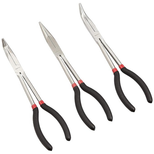 3-Piece Amazon Basics Long Reach Pliers Set (DS-3LRP)
