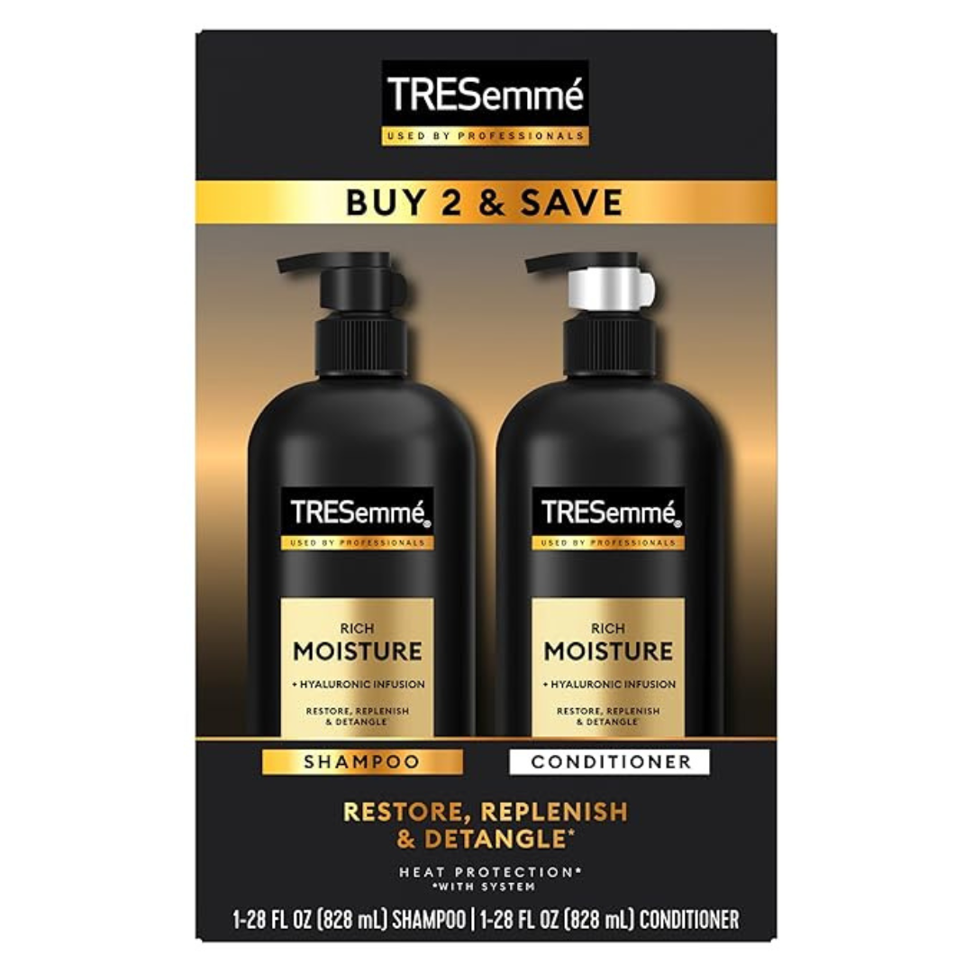 2-Count 28-Oz TRESemme Rich Moisture Shampoo & Conditioner