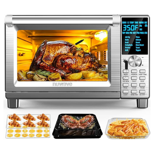 Nuwave 30 Qt. XL Capacity Bravo Air Fryer Toaster Smart Oven