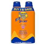2-Pack 6oz Banana Boat Ultra Sport Performance Broad Spectrum Sunscreen