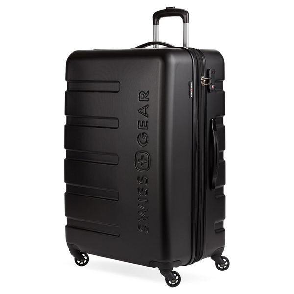 SwissGear Hardside Expandable Luggage With Spinner Wheels, Checked-Large 27-Inch