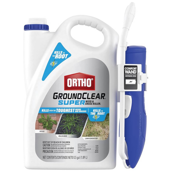 Ortho GroundClear Super Weed & Grass Killer1 Ready-To-Use Continuous Spray Comfort Wand (1/2 Gal.)