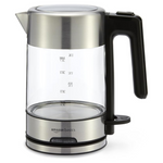 1L Amazon Basics Glass And Steel Electric Kettle