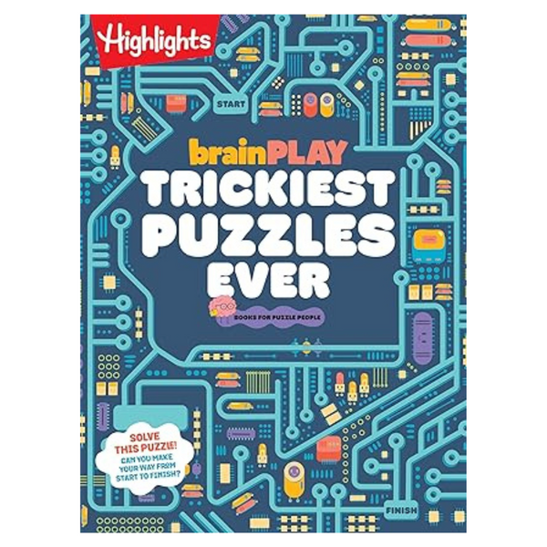 BrainPLAY Trickiest Puzzles Ever: Book Of Perplexing Brain Teasers