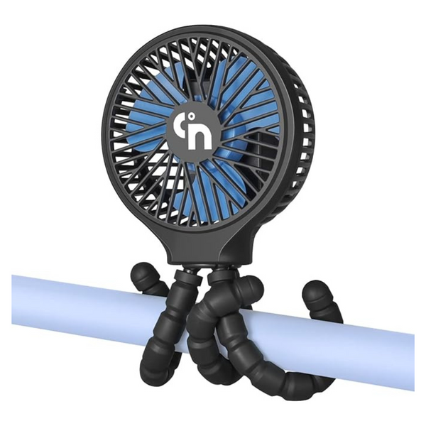 Portable Mini Handheld Fan With Flexible Tripod Fix On Stroller (3 Colors)