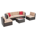 6-Piece Vongrasig Outdoor Patio Furniture Set