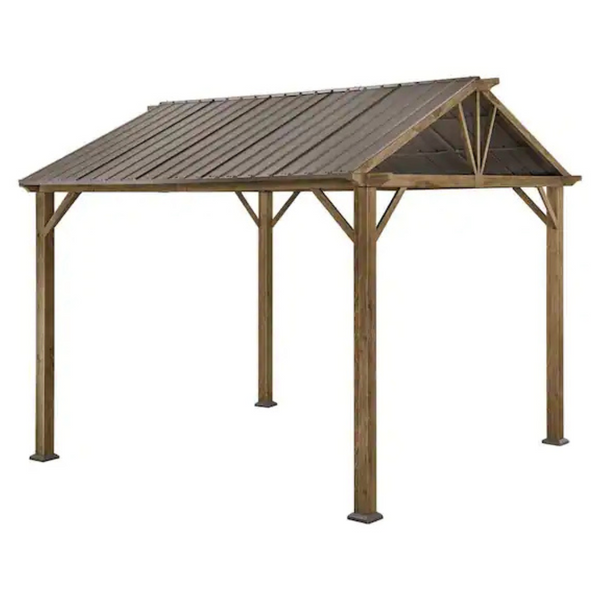 Hampton Bay 11ft W x 10ft D Hard Top Gazebo