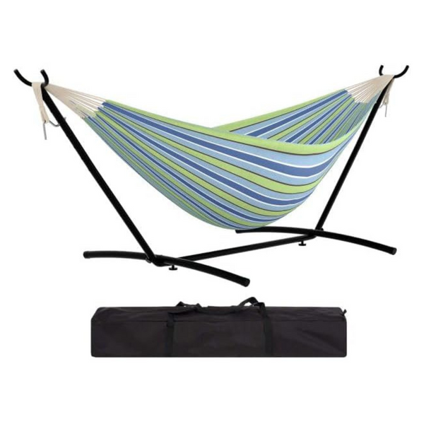 Hanging Hammock with Steel Stand (2 colors)