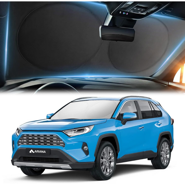 64" x 32" Heat & Light-Proof UV Blocking Car Windshield Sunshade