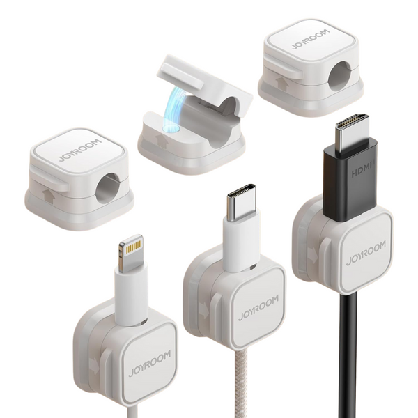 6-Pack JOYROOM Adhesive Wire Holder Magnetic Cable Clip