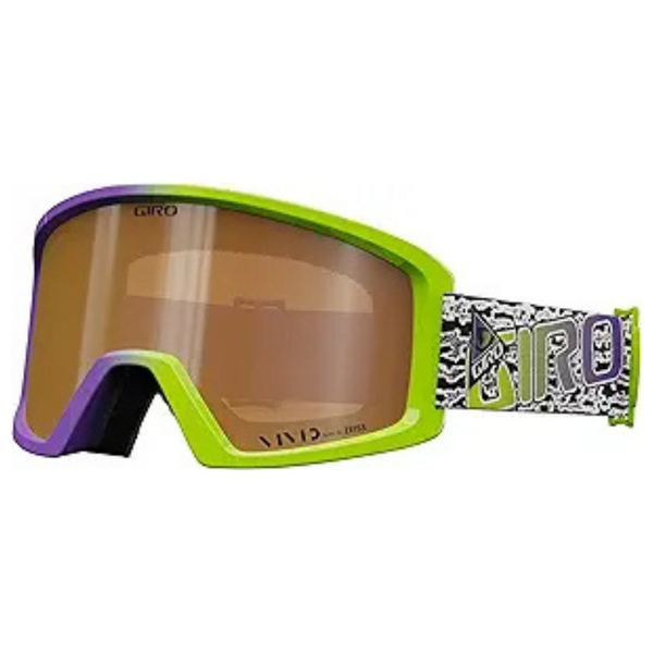 Giro Blok Ski & Snowboard Goggles (Ano Lime Wildstyle - Vivid Petrol).02