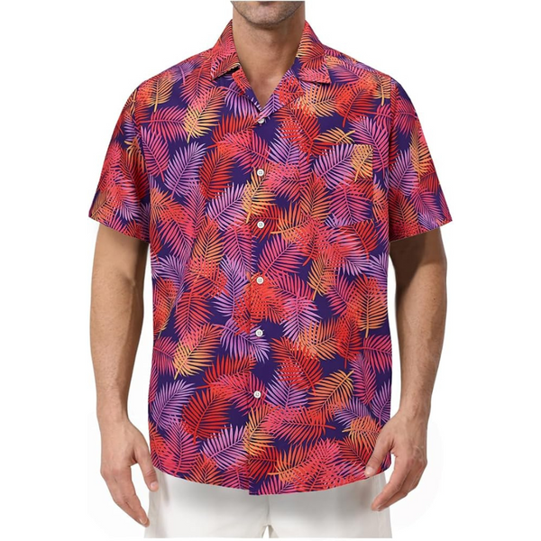 Men's Hawaiian Tropical Beach Shirt (Various)