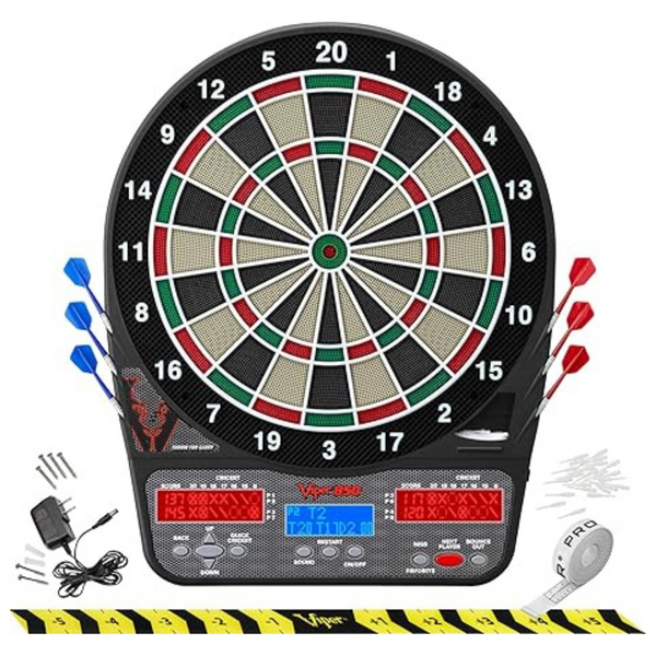 Viper 850 Electronic 15.5'' Dartboard, 50 Games