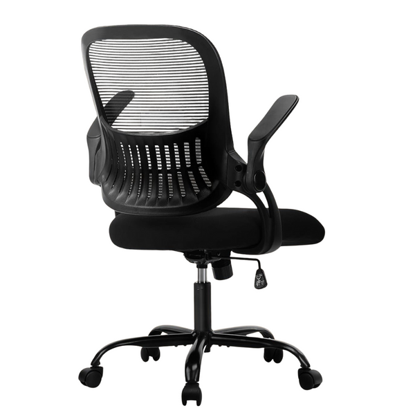 Ergonomic Mid-Back Mesh Rolling Task Chair With Wheels