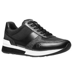 Michael Kors Outlet Andi Canvas and Signature Logo Trainer