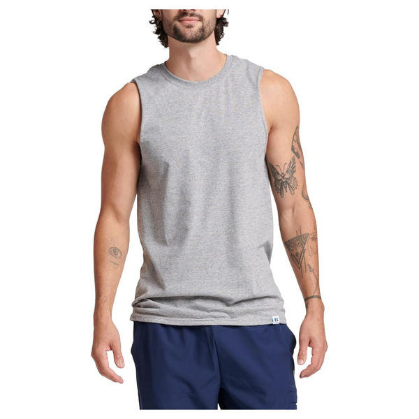 Russell Athletic Men's Cotton Sleeveless Muscle T-Shirt