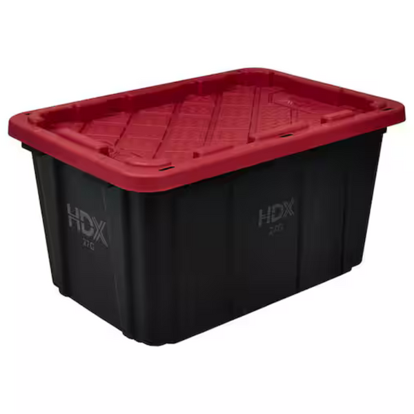 HDX 27 Gallon Tough Storage Tote