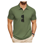 Coofandy Men's Classic Basic Polo Shirts (Army Green)