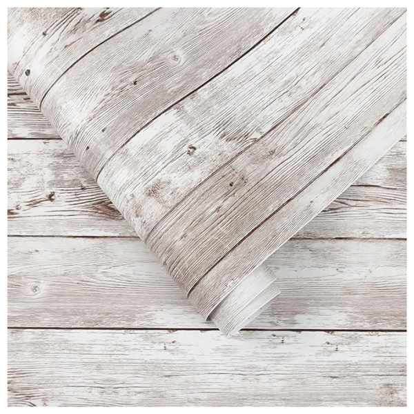 Wood Grain Waterproof Removable Peel And Stick Wallpaper