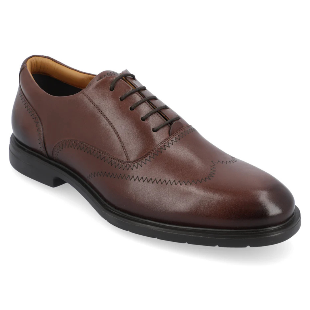 Thomas & Vine Men's Hughes Wide Width Wingtip Oxford (3 Colors)