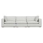 Simplihome Jasmine 125" Wide 3-Seater Modular Sofa