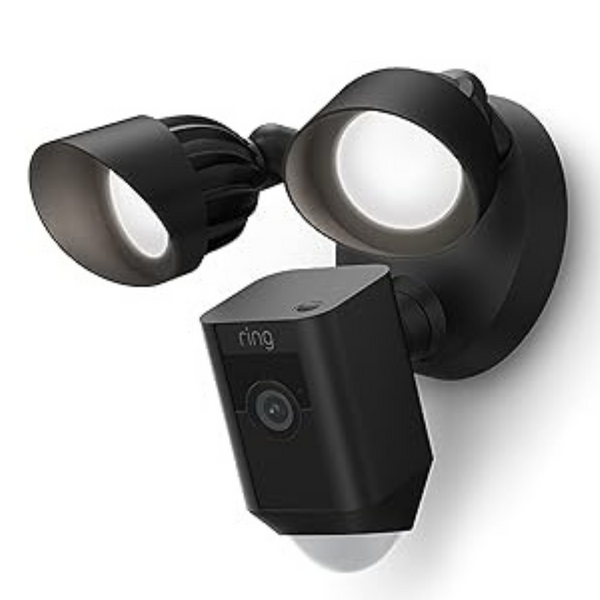 Ring Floodlight Cam Plus Outdoor Wired 1080p Security Camera