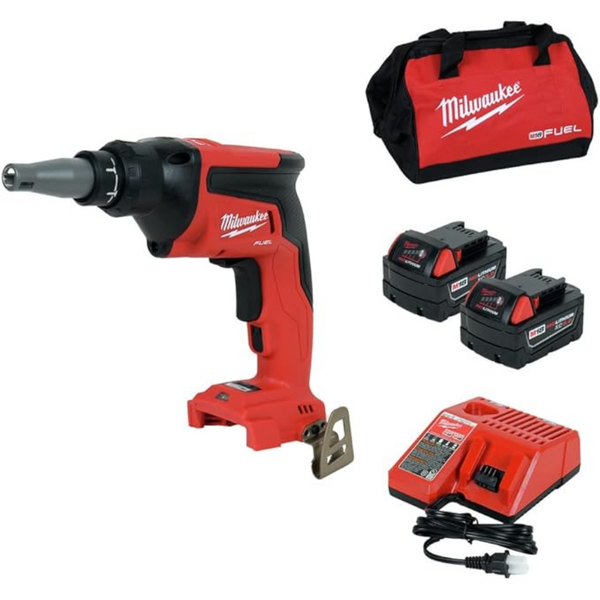Milwaukee M18 FUEL 18V Lithium-Ion Brushless Cordless Drywall Screw Gun Kit
