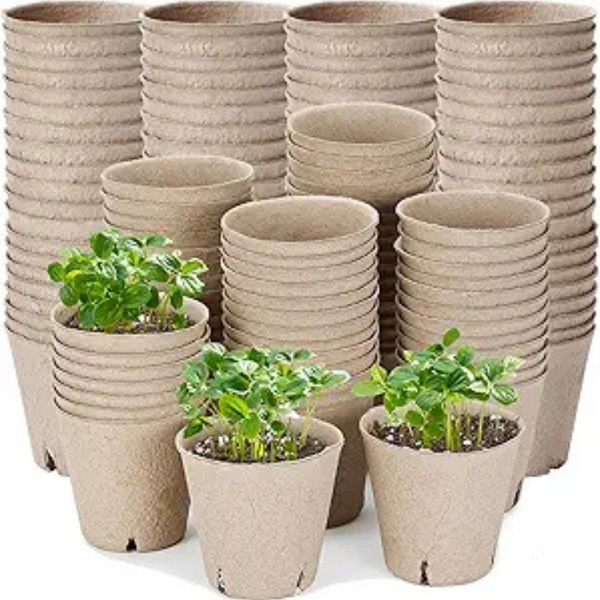 100-Piece Doter 3.15" Biodegradable Peat Nursery Pots