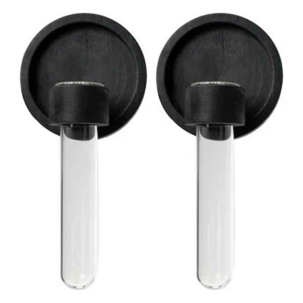 2-Pack Mainstays Black Wood Hanging Propagation Stations