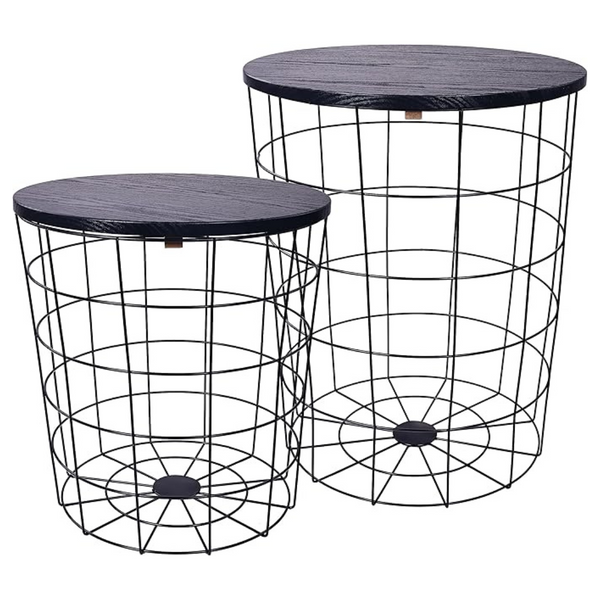 Set Of 2 Elevon Nesting End Table