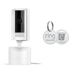 Ring Pan-Tilt Indoor Cam with 360-Degree Pan Coverage + Ring Pet Tag