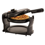 BELLA Classic Rotating Belgian Waffle Maker With Nonstick Plates