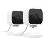 Blink Mini – Compact Indoor Plug-In Smart Security Cameras, 1080p HD Video, Night Vision, Motion Detection, Two-Way Audio (2 Cameras)