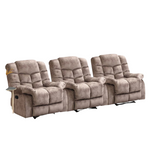 Set Of 3 Prea 36.9" Modern Upholstered & Overstuffed Recliner