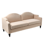 Rosalind Wheeler Washington Upholstered Camel Back Sofa