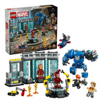 384-Piece LEGO Marvel Iron Man's Laboratory: Hall Of Armor Building Set (76315)