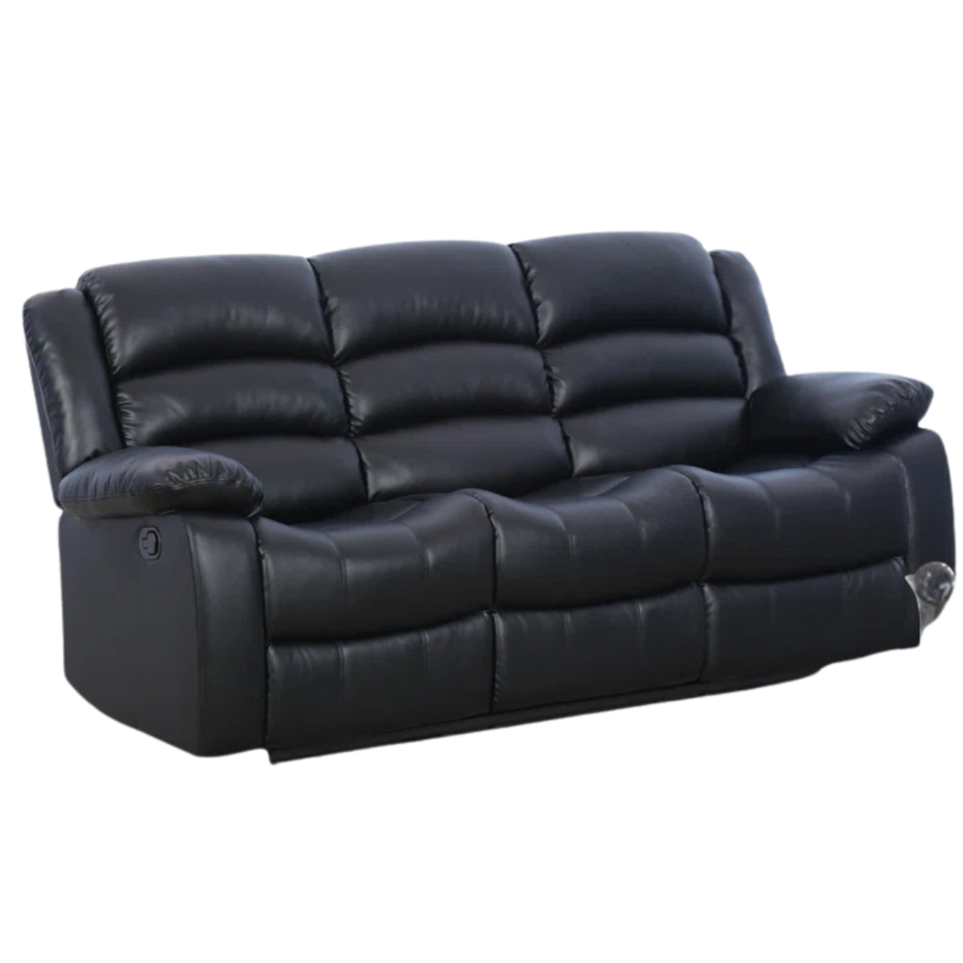 Emryn 81.5'' Modern Super Soft Faux Leather Reclining Sofa