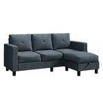 Degnan 76.4 Upholstered Sofa Chaise By Ebern Designs
