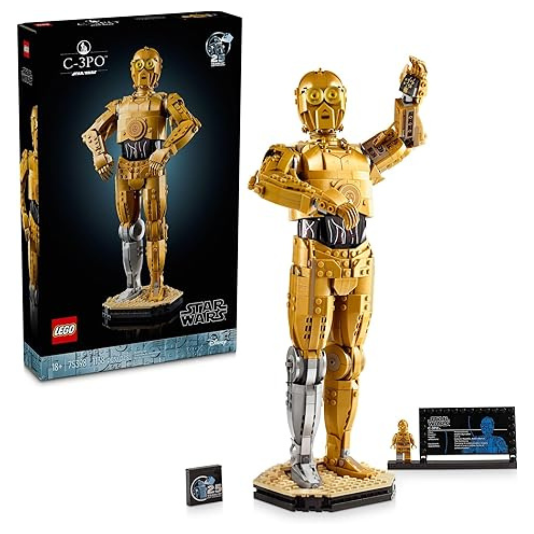 Lego Star Wars C-3PO Buildable Droid Figure For Build And Display