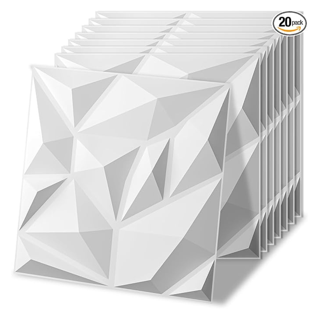 20-Pack Art3d 12"x12 3D Wall Panel