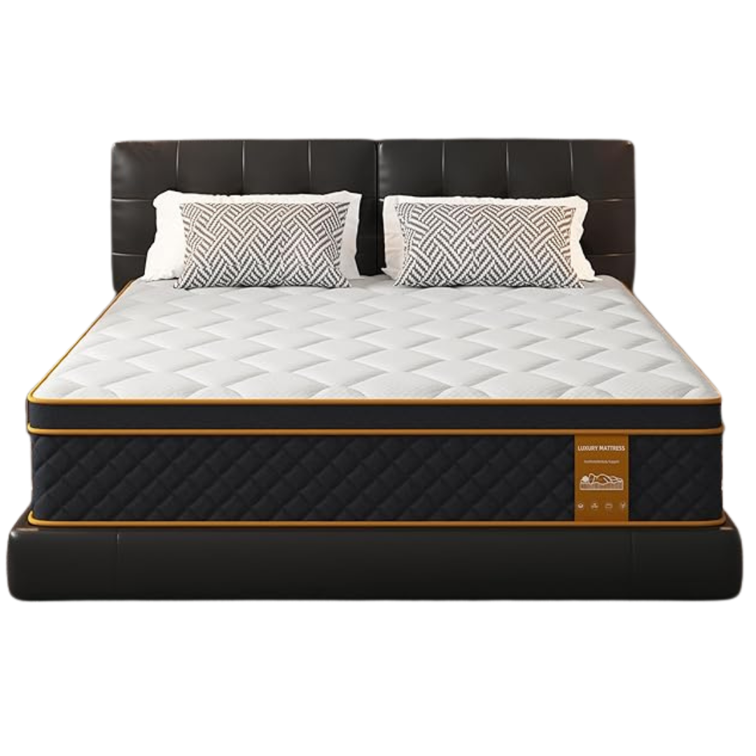Qabefy 10" Memory Foam Hybrid Mattress In A Box