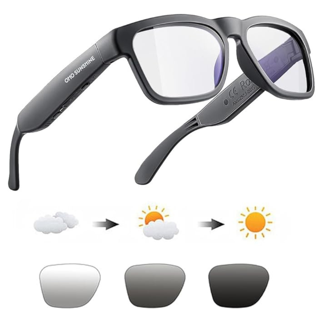 OhO Unisex Polarized UV Protection And Voice Control Smart Glasses